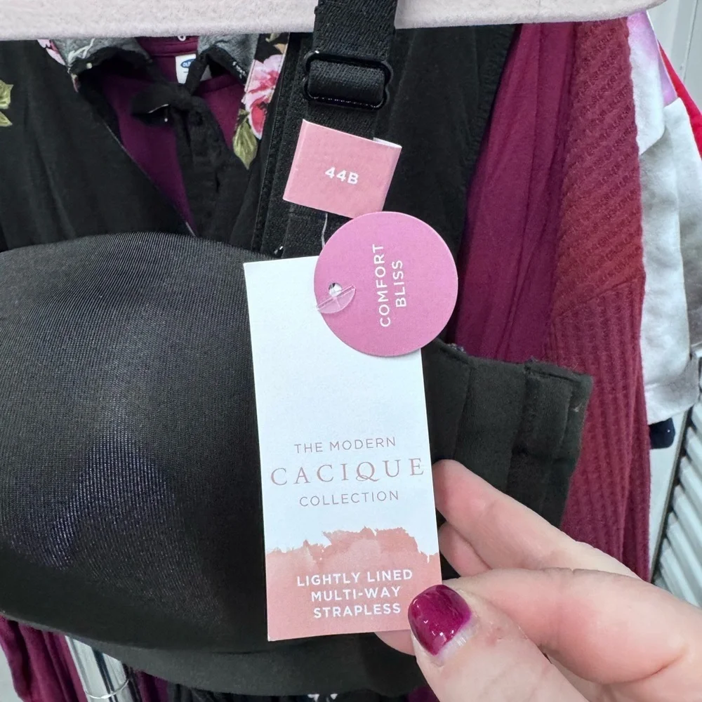 Lane Bryant | Cacique Lightly Lined Multiway Strapless Bra | size 44B